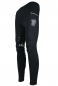 Preview: Kuschlige Thermo Reitleggings "Hello Winter" mit High Grip in Schwarz